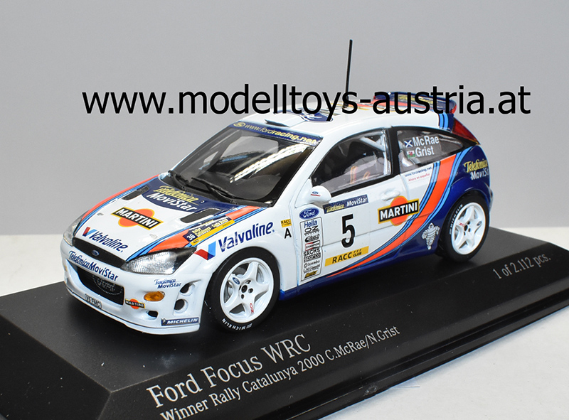 Ford Focus WRC 2000 Rally Sieger Catalonien Colin McRae / Nicky GRIST 1:43 Ford Focus WRC 2000 Rally Sieger Catalonien Colin McRae / Nicky GRIST 1:43